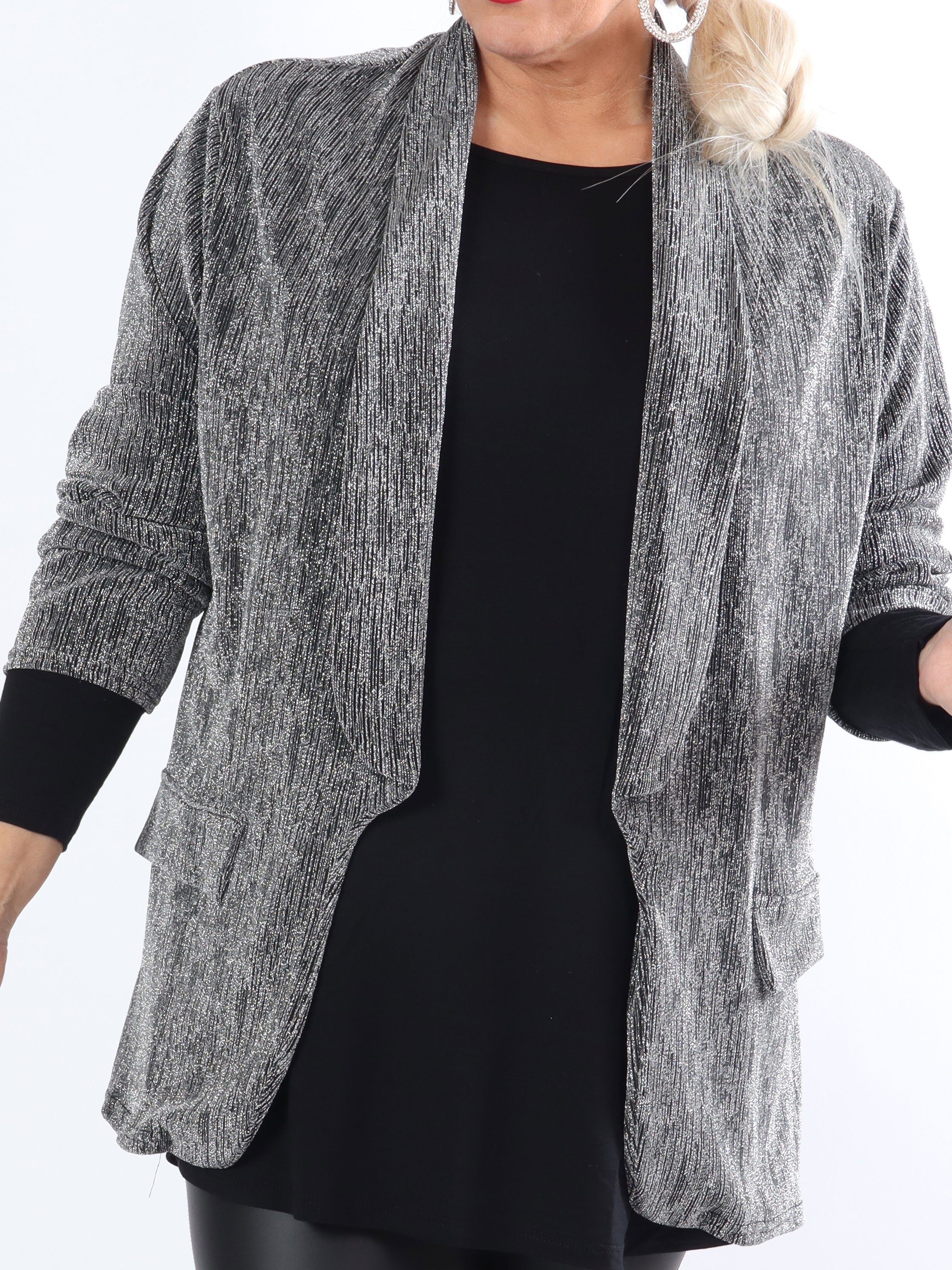 Misa - Let blazer i glimmerstof